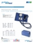 Product Sheet - Professional Aneroid Cotton Sphygmomanometer